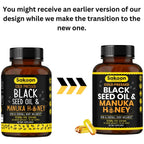 Sakoon aceite de semilla negra y miel Manuka 60 Capsulas sfn