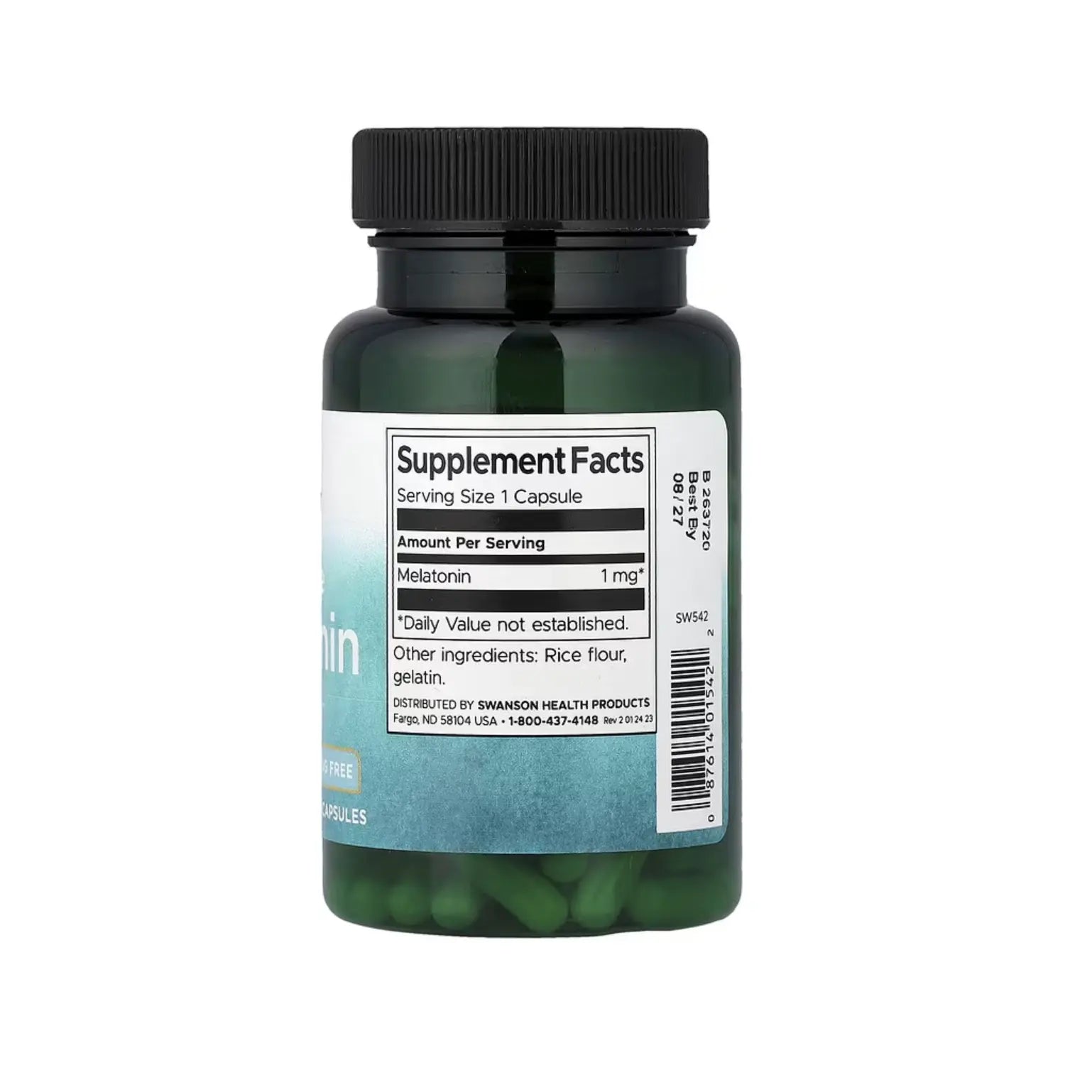 Swanson Melatonina 1 mg 120 cápsulas de Swanson Premium Brand