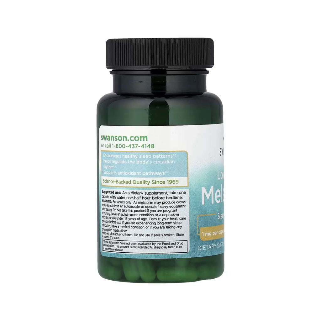 Swanson Melatonina 1 mg 120 cápsulas de Swanson Premium Brand