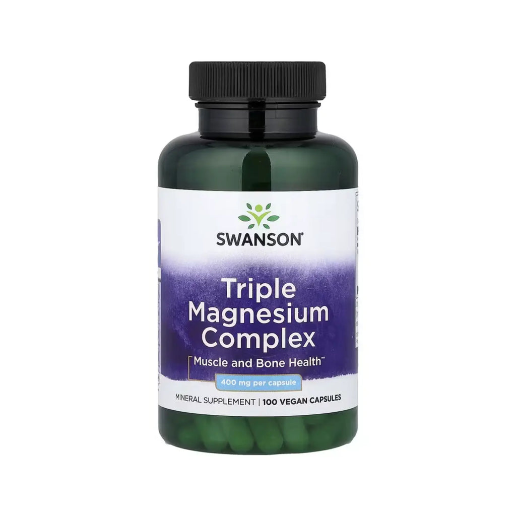 SWANSON TRIPLE MAGNESIO COMPLEX 400 MG 100 CAPS SFN