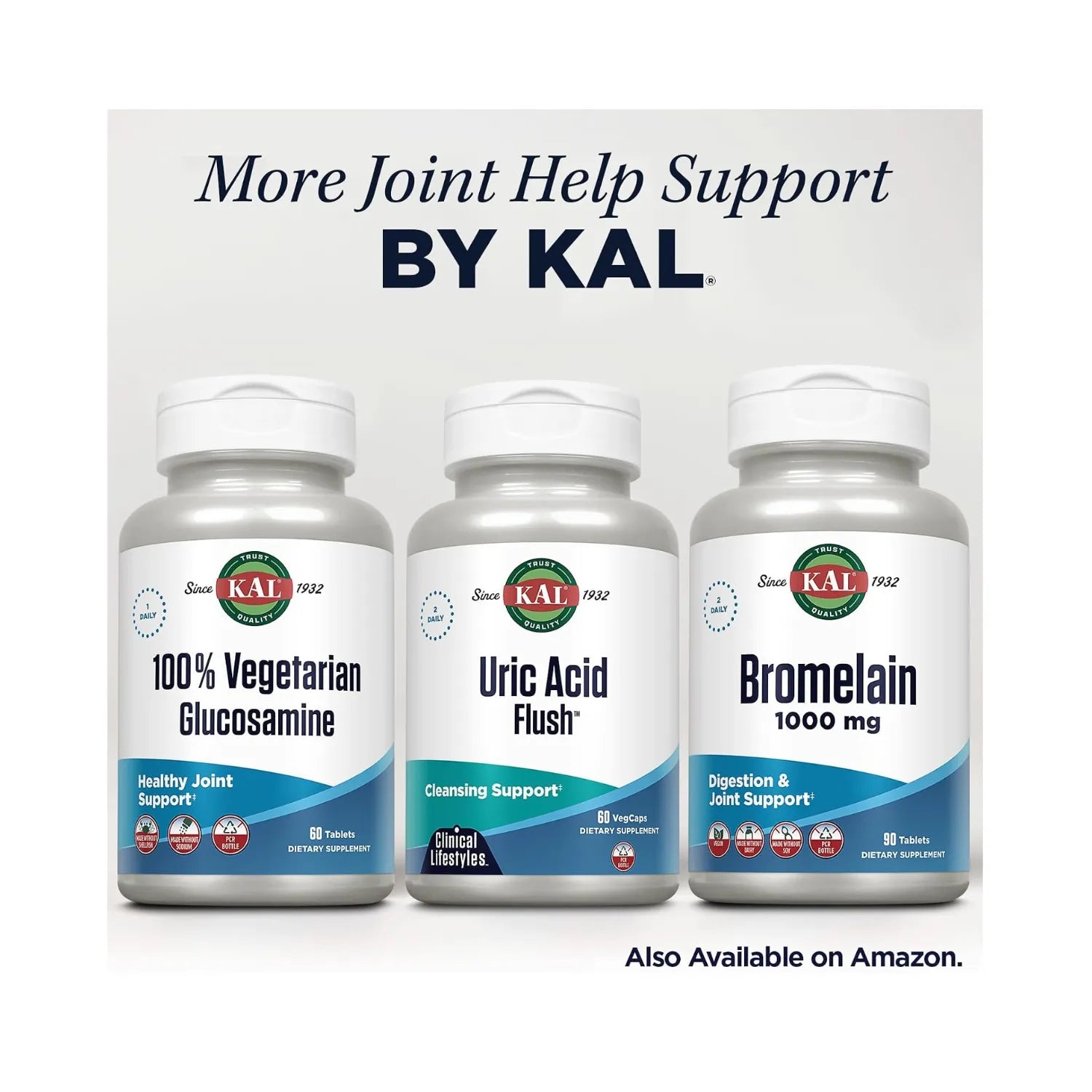 KAL Uric Acid Flush™ | Cereza Ácida, Quercetina y Semilla de Apio | Apoyo al Ácido Úrico y Confort Articular | 60 Cápsulas