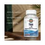 KAL Think Magtein® Magnesium L-Threonate 200mg | Apoyo Cerebral, Memoria y Aprendizaje | 60 Tabletas