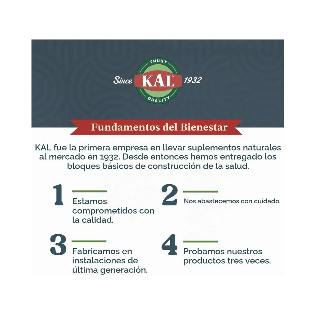 KAL Think Magtein® Magnesium L-Threonate 200mg | Apoyo Cerebral, Memoria y Aprendizaje | 60 Tabletas
