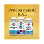 KAL D-3 K-2 ActivMelt | Vitamina D3 30 mcg + K2 MK-7 45 mcg | Apoyo Óseo e Inmunológico | Frambuesa | 60 Microtabletas