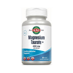KAL Magnesium Taurate+ 400 mg | Magnesio Taurato con Vitamina B6 | Apoyo Cardiovascular y Nervioso | 90 Tabletas