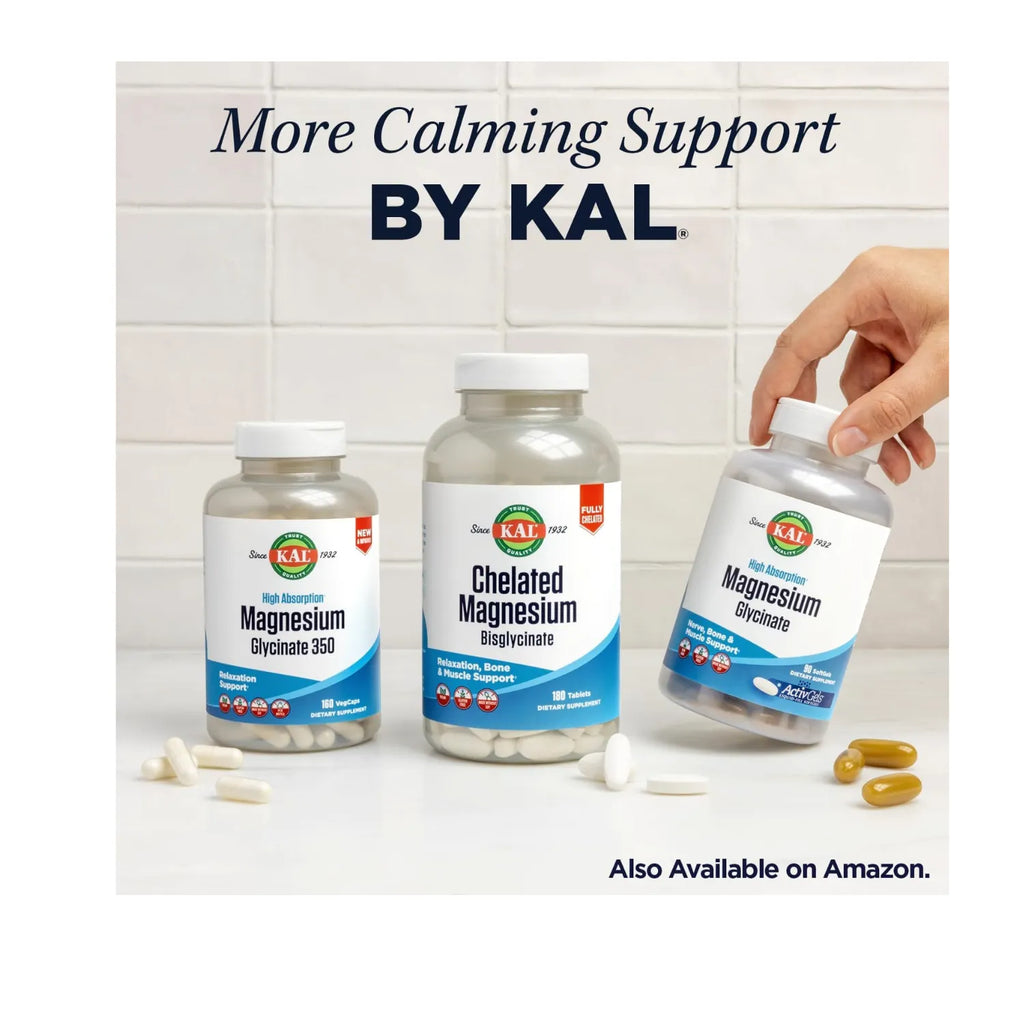 KAL Lithium Orotate 5 mg | Litio en Cápsulas Vegetales | Apoyo al Bienestar General | 60 VegCaps