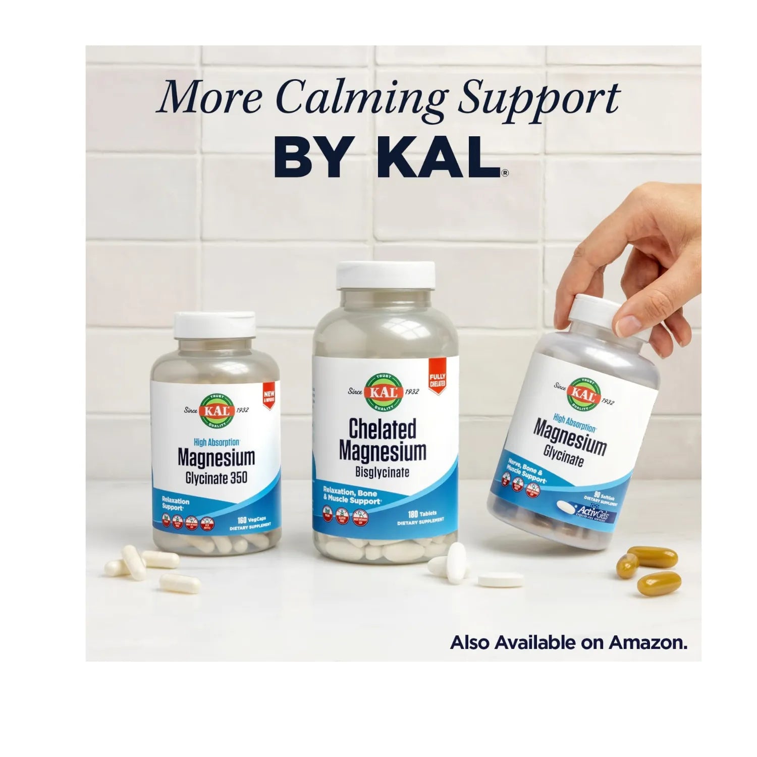 KAL Lithium Orotate 5 mg | Litio en Cápsulas Vegetales | Apoyo al Bienestar General | 60 VegCaps