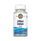 KAL Lithium Orotate 5 mg | Litio en Cápsulas Vegetales | Apoyo al Bienestar General | 60 VegCaps