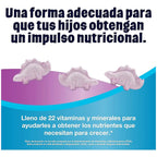 KAL MultiSaurus Vitaminas y Minerales para Niños Sabor Frutas del Bosque 90 Tabletas Masticables | 22 Vitaminas y Minerales | Con Vitaminas A, C, D3, E y Complejo B | Sin Gluten ni Fructosa | Suplemento alimenticio