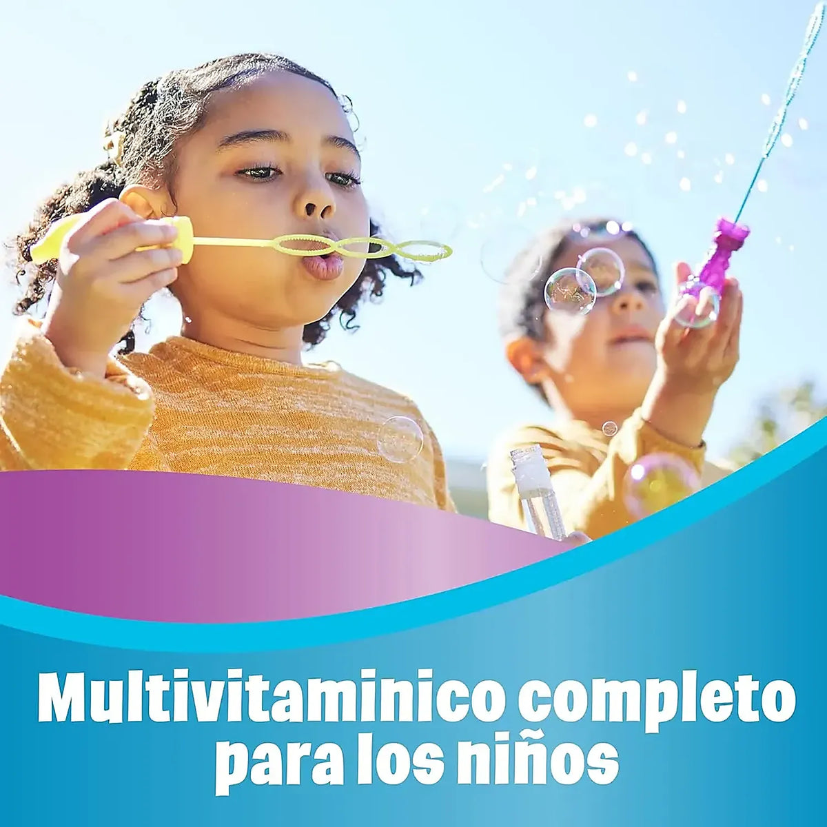 KAL MultiSaurus Vitaminas y Minerales para Niños Sabor Frutas del Bosque 90 Tabletas Masticables | 22 Vitaminas y Minerales | Con Vitaminas A, C, D3, E y Complejo B | Sin Gluten ni Fructosa | Suplemento alimenticio