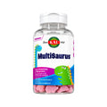 KAL MultiSaurus Vitaminas y Minerales para Niños Sabor Frutas del Bosque 90 Tabletas Masticables | 22 Vitaminas y Minerales | Con Vitaminas A, C, D3, E y Complejo B | Sin Gluten ni Fructosa | Suplemento alimenticio