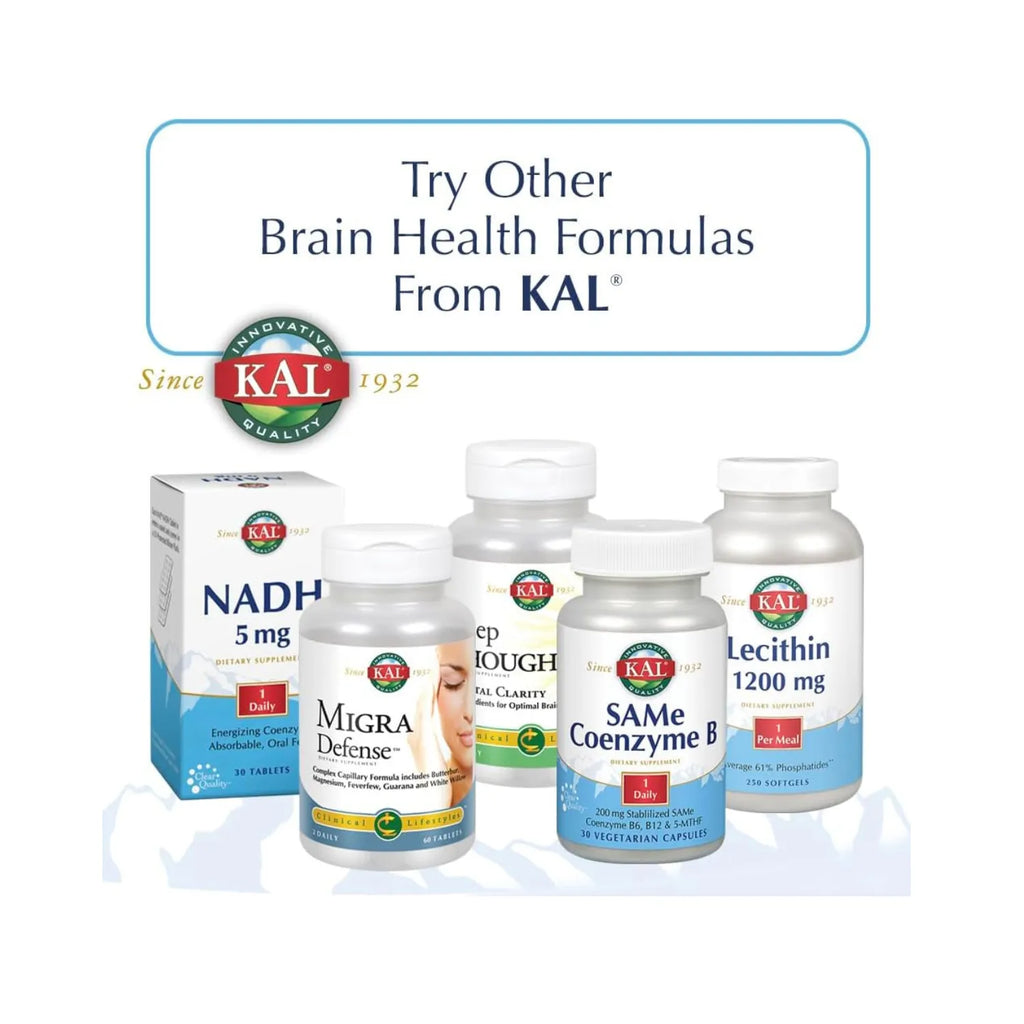 KAL Choline Inositol | Colina 195 mg + Inositol 500 mg | Apoyo Metabólico y Celular | 90 Tabletas