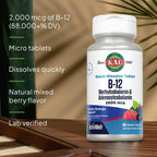Kal, Vitamina B12 Metilcobalamina Y Adenosilcoba 60caps Sfn