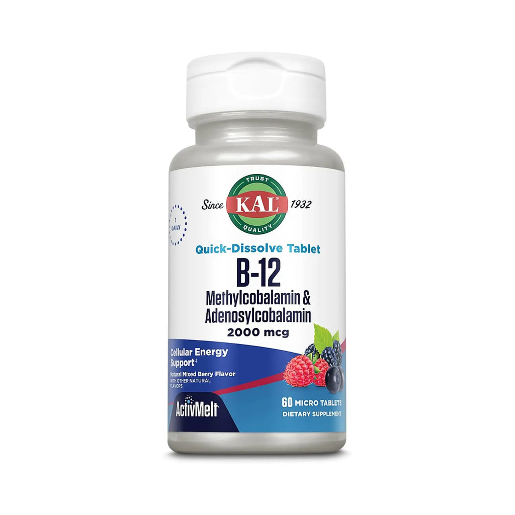 Kal, Vitamina B12 Metilcobalamina Y Adenosilcoba 60caps Sfn
