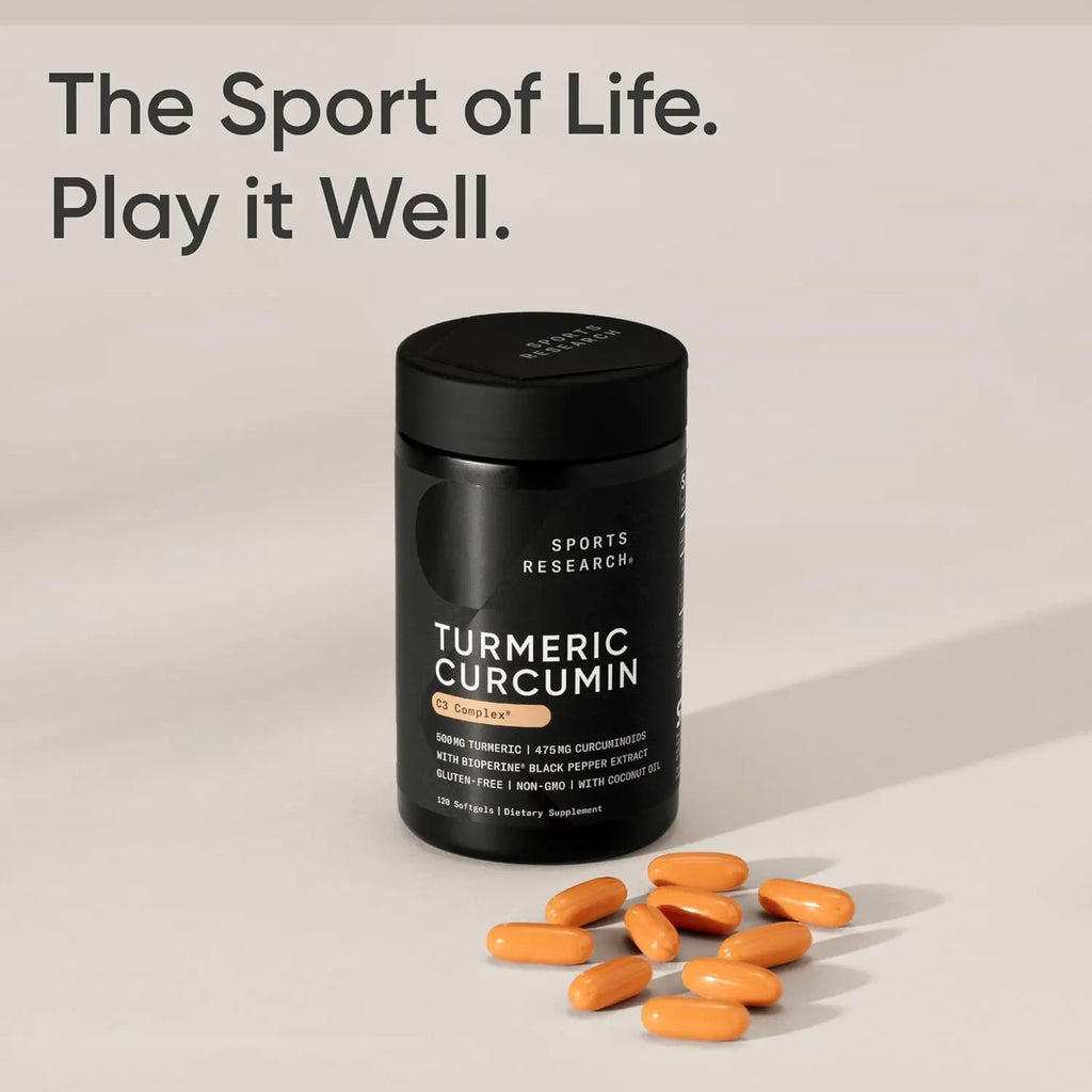 Sports Research Turmeric Curcumin C3 Complex 500mg (120 softgels)