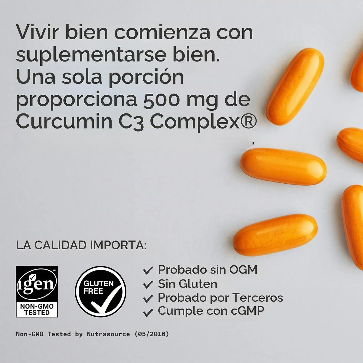 Sports Research Turmeric Curcumin C3 Complex 500mg 60 Cápsulas blandas