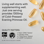 Sports Research Evening Primrose Oil 1300mg (120 softgels)