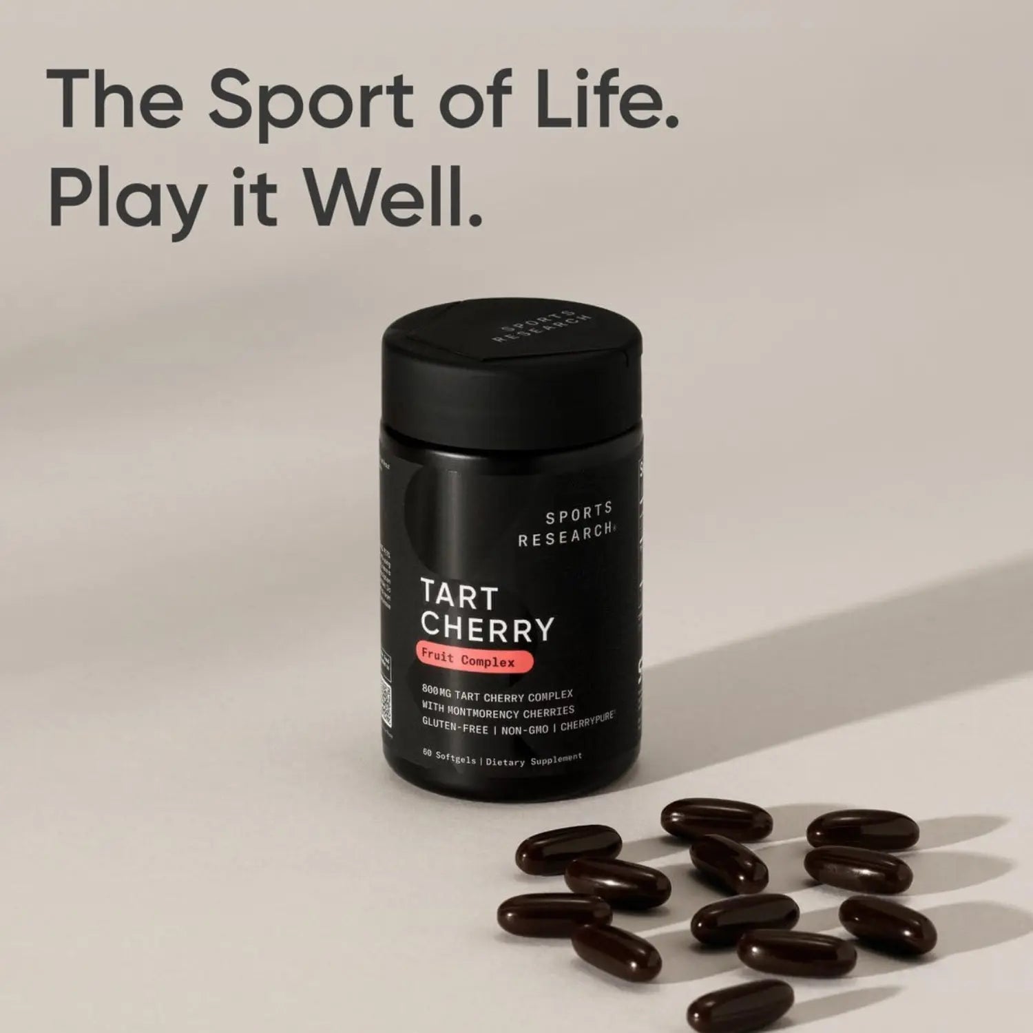 Sports Research Tart Cherry 800mg (60 softgels)