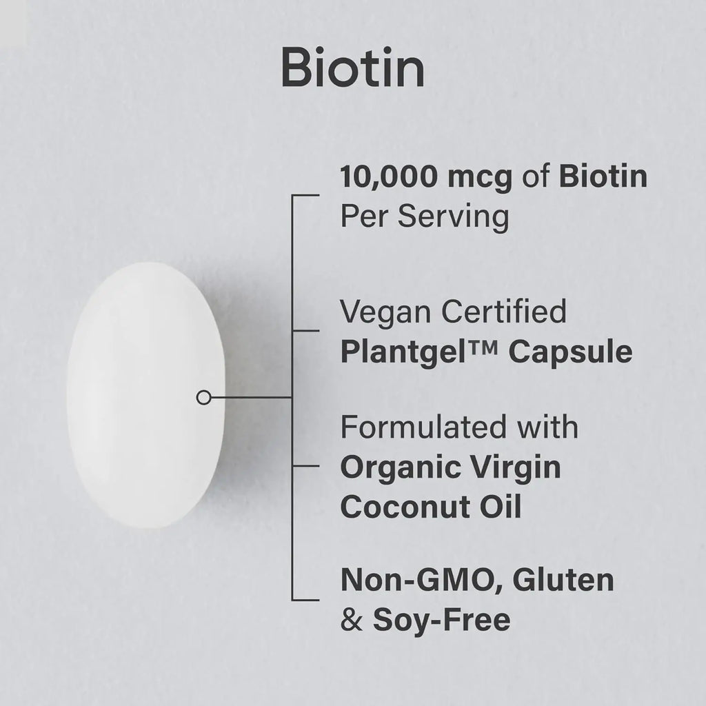 Sports Research Biotin 10,000mcg (120 veggie softgels)