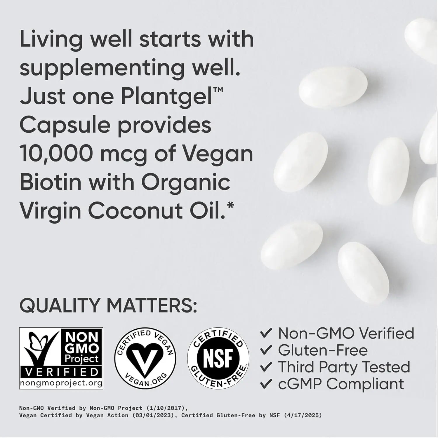 Sports Research Biotin 10,000mcg (120 veggie softgels)