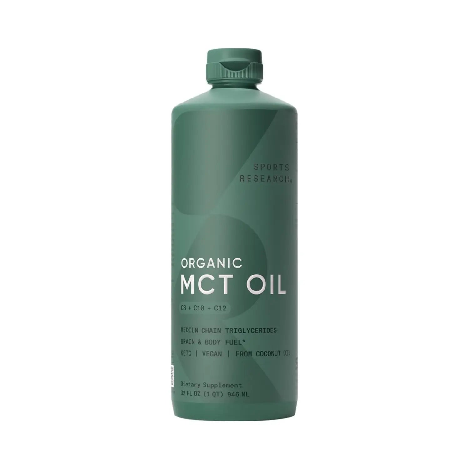 Sports Research MCT Oil Organic C8 C10 C12 - 32oz
