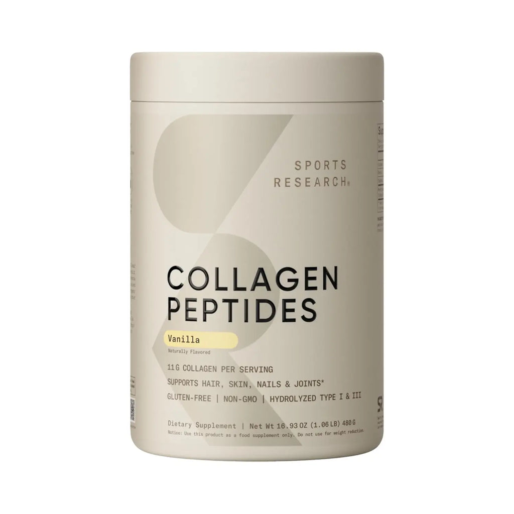 Sports Research Collagen Peptides Vanilla Bean (40 servings) - 16.93oz