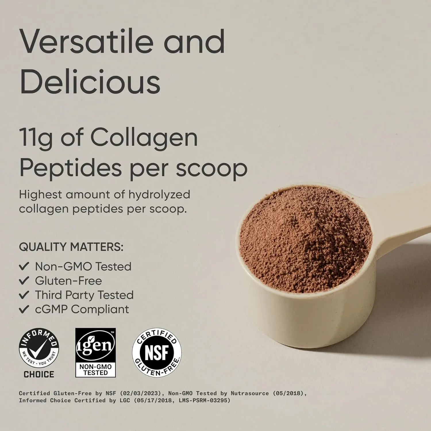 Sports Research Collagen Peptides Dark Chocolate (40 servings) - 22.58oz