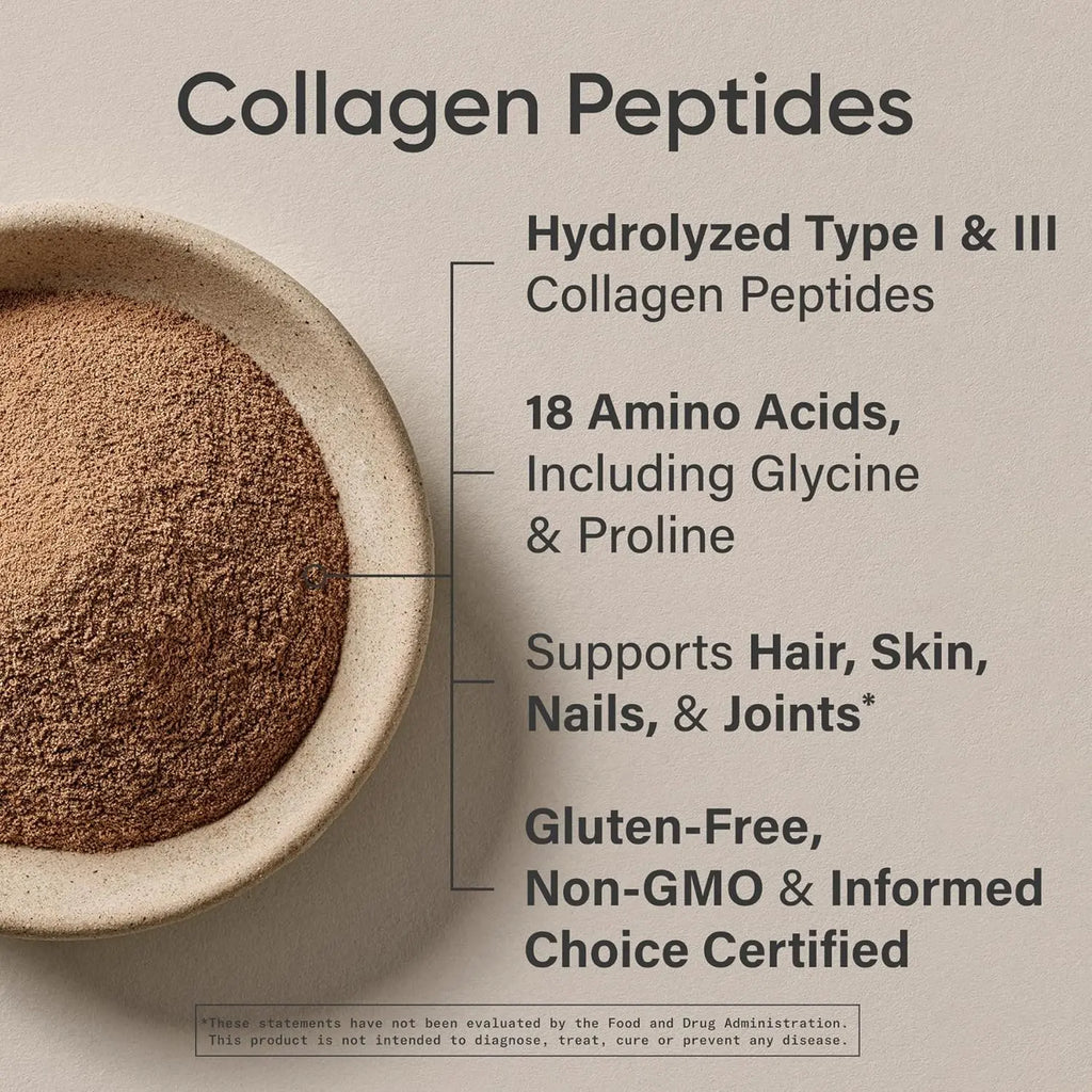 Sports Research Collagen Peptides Dark Chocolate (40 servings) - 22.58oz