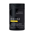 Sports Research Vegan D3 125mcg (5000iu) + Vitamin K2 100mcg (60 veggie softgels)