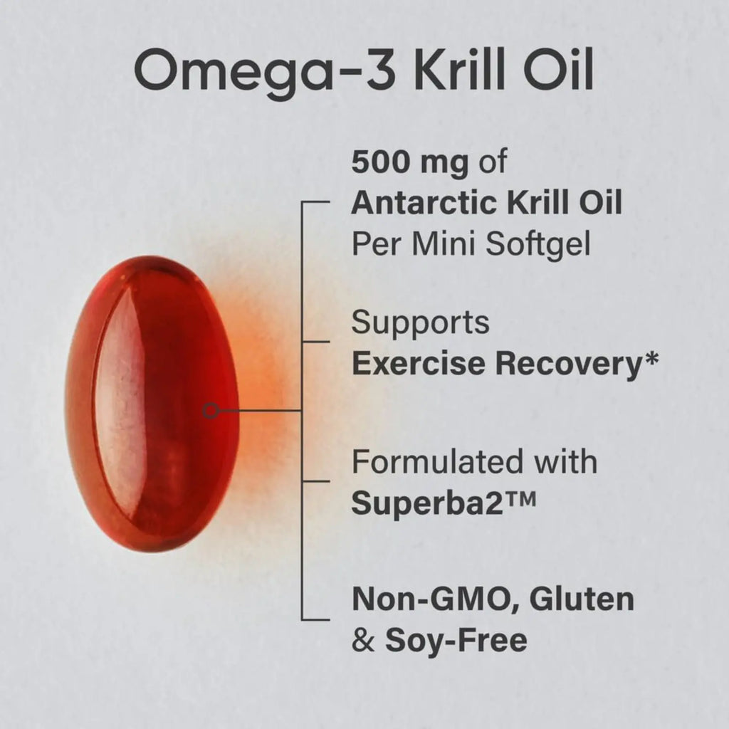Sports Research Krill Oil Superba2 500mg MSC-C-55162 (120 softgels)