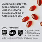 Sports Research Krill Oil Superba2 500mg MSC-C-55162 (120 softgels)
