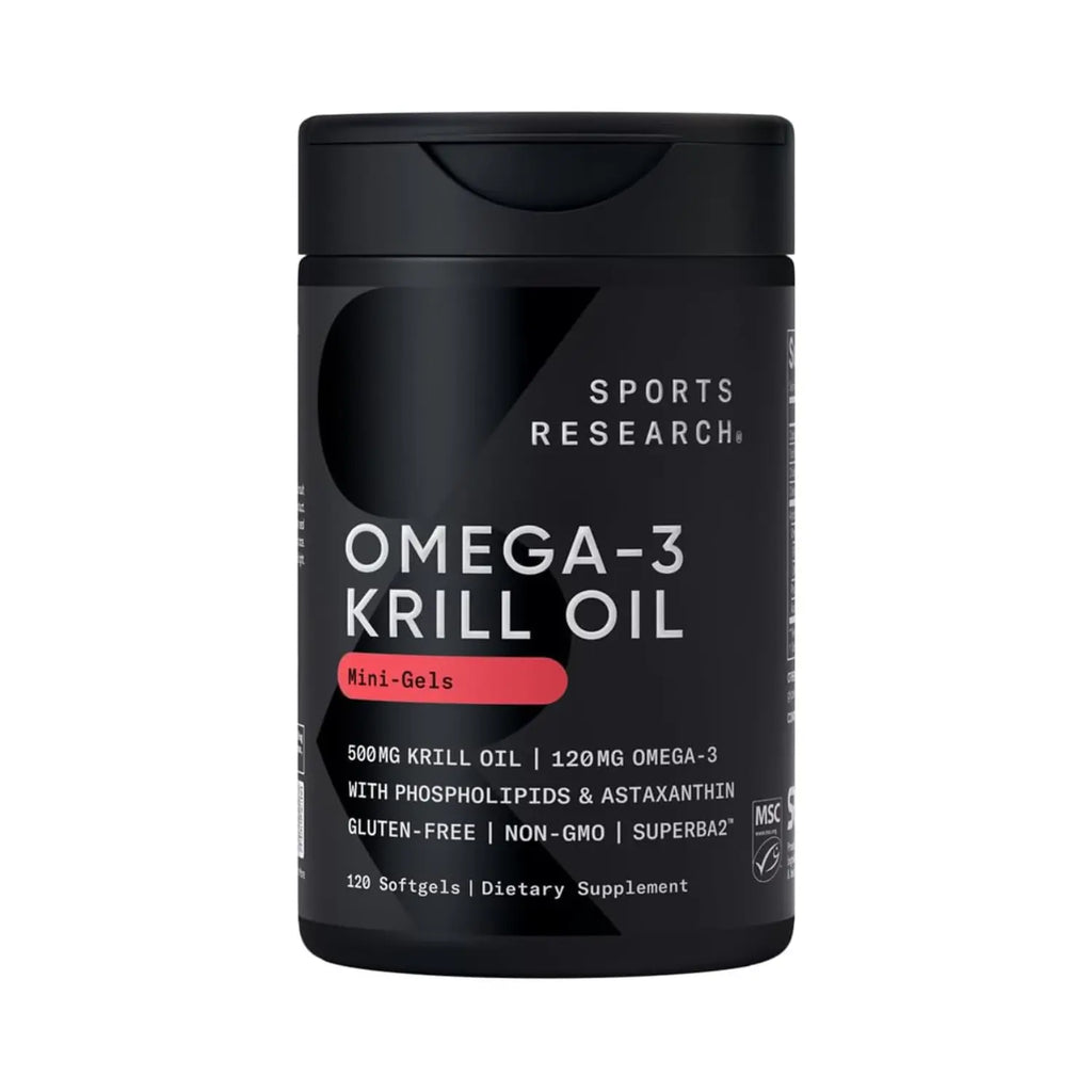 Sports Research Krill Oil Superba2 500mg MSC-C-55162 (120 softgels)