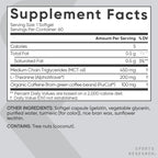 Sports Research L-Theanine + Caffeine (60 softgels)