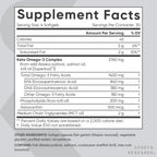 Sports Research Keto Omega 1250mg (120 softgels)