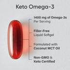 Sports Research Keto Omega 1250mg (120 softgels)