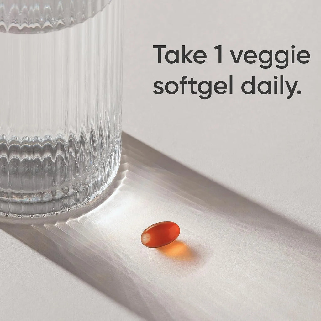 Sports Research® Vitamina D3 + K2 vegana con aceite de coco, 120 cápsulas Plantgels™