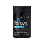 Sports Research Magtein Magnesio L-Treonato 2000 mg, 90 Cápsulas – Apoyo Cognitivo