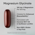 Sports Research Magnesium Glycinate 160mg (60 softgels)