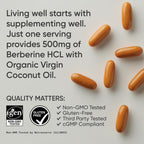 Sports Research Berberina 500 mg 90 Cápsulas Blandas