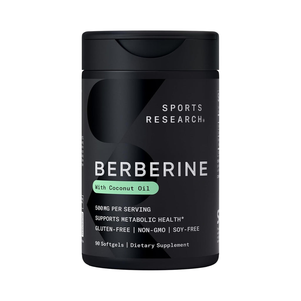 Sports Research Berberina 500 mg 90 Cápsulas Blandas