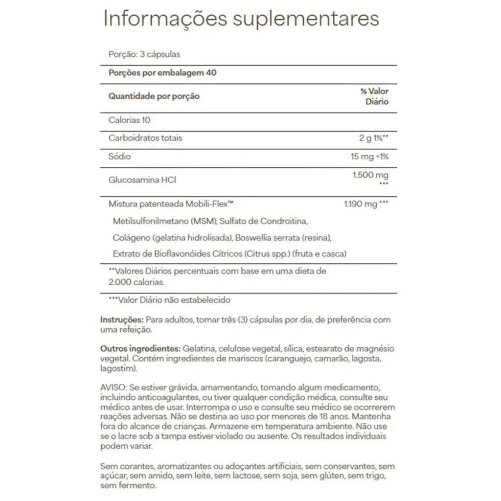 Puritans Pride Doble Glucosamina Condroitina 120 Cápsulas