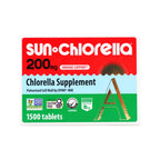 Sun Chlorella 1500 Tabletas 200 mg | 90 %+ de pared celular pulverizada | Vitamina B12 y vitamina D de origen natural | Sin OGM, sin gluten