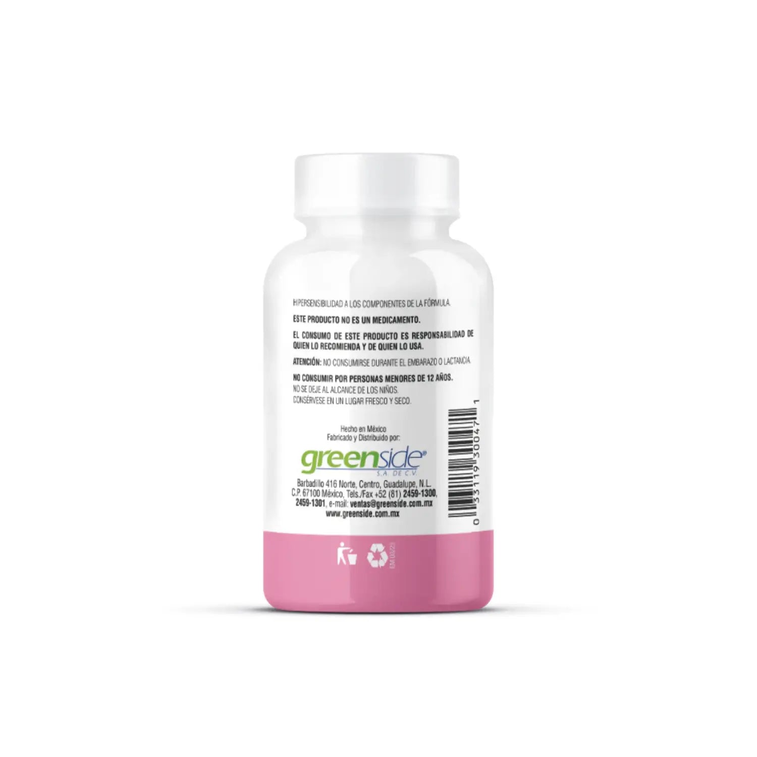 GREENSIDE COLÁGENO HIDROLIZADO 500MG 90 CAPS SFN