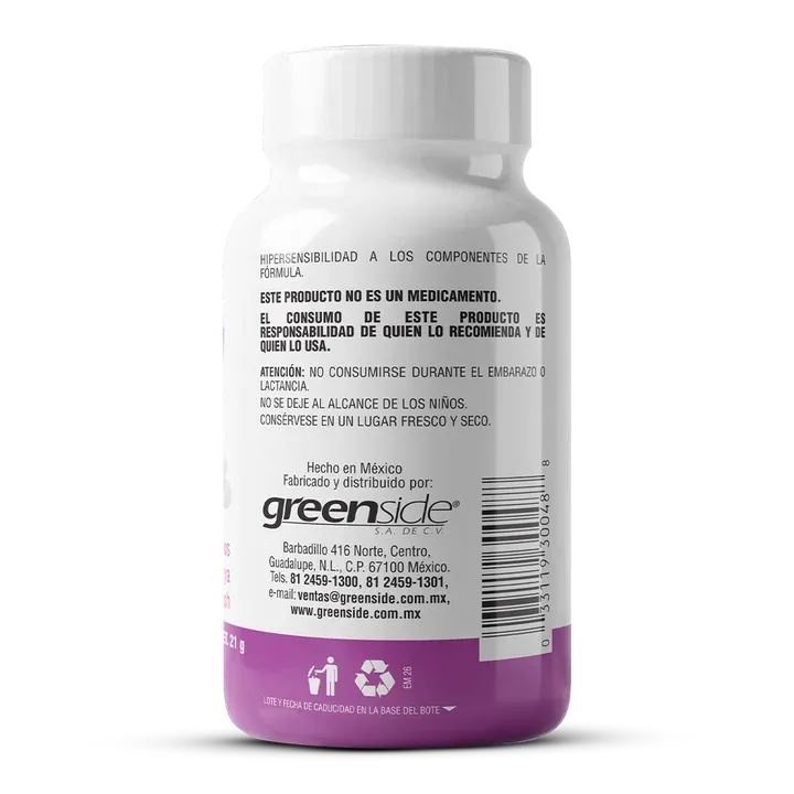GREENSIDE | Waid con Isoflavonas de Soya y Black Cohosh | 60 Cápsulas de 350 mg | Apoyo al Bienestar Femenino durante la Menopausia