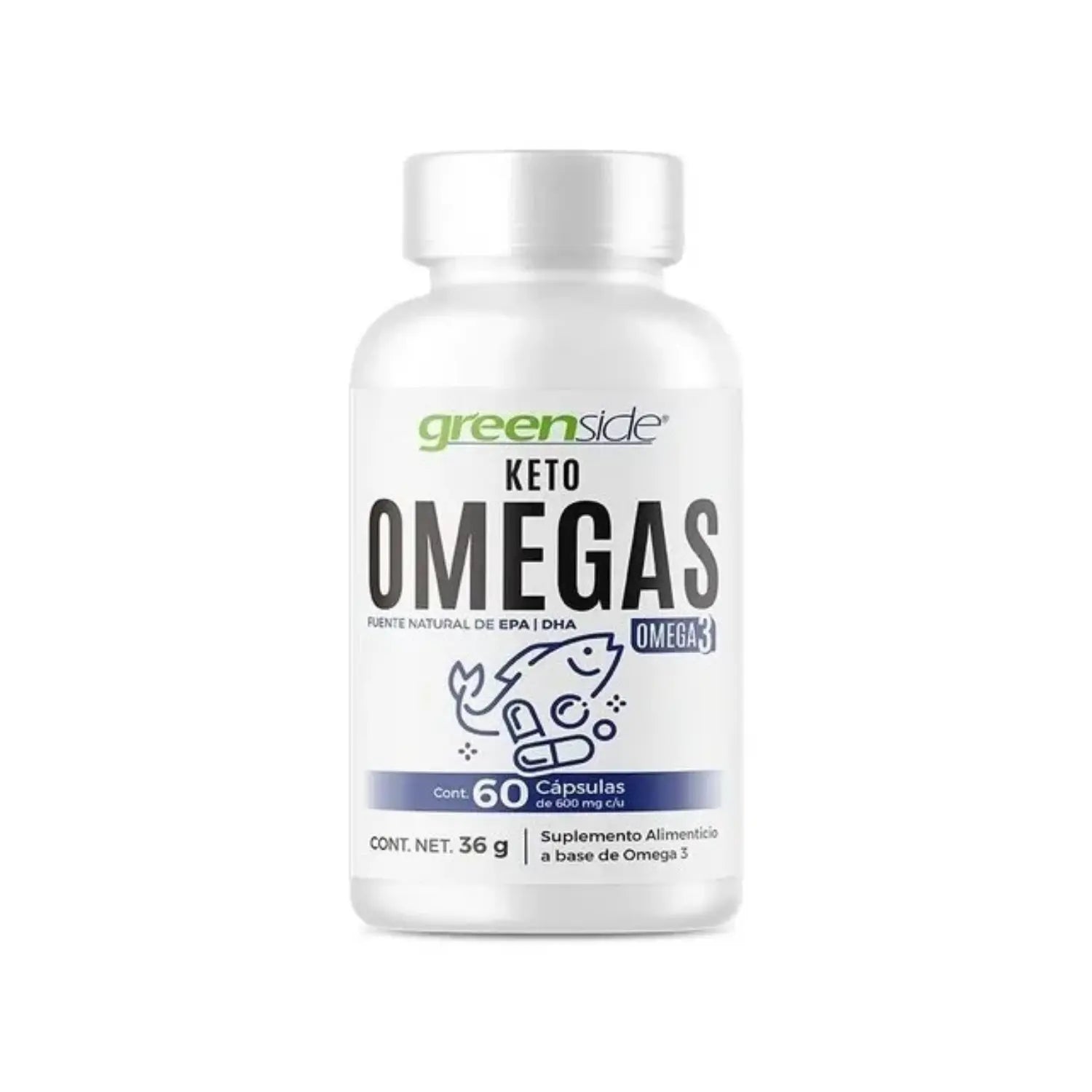 GREENSIDE KETO OMEGAS 60 CAPS SFN