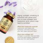 Solgar Collagen Hyaluronic Acid Complex 120 Mg 30 Tabletas