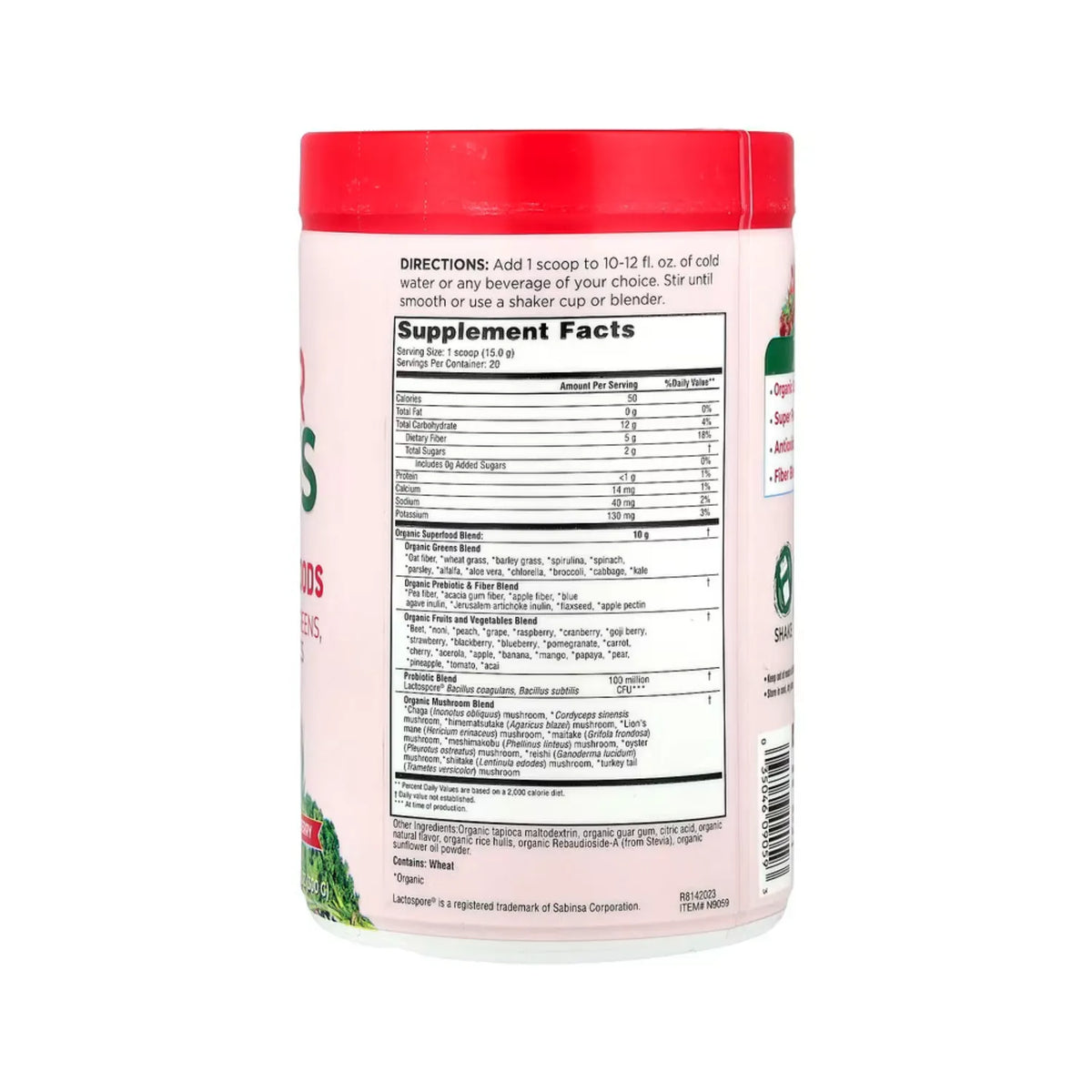 Country Farms Super Green Drink Mix Berry 10.6 oz