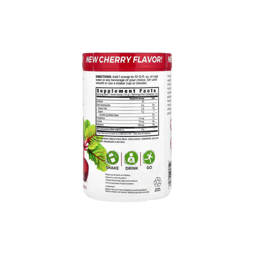 Country Farms, Bountiful Beets Extracto de Remolacha Integral Sabor Cereza 300 g (10,6 oz)