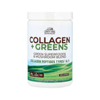 Country Farms, Colágeno y verduras de hoja verde, Sin sabor, 300 g (10,6 oz)