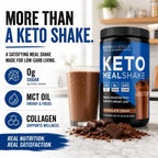 Keto Science, Batido Cetogénico Para Comidas Sabor Crema de chocolate 581 g (20,49 oz)